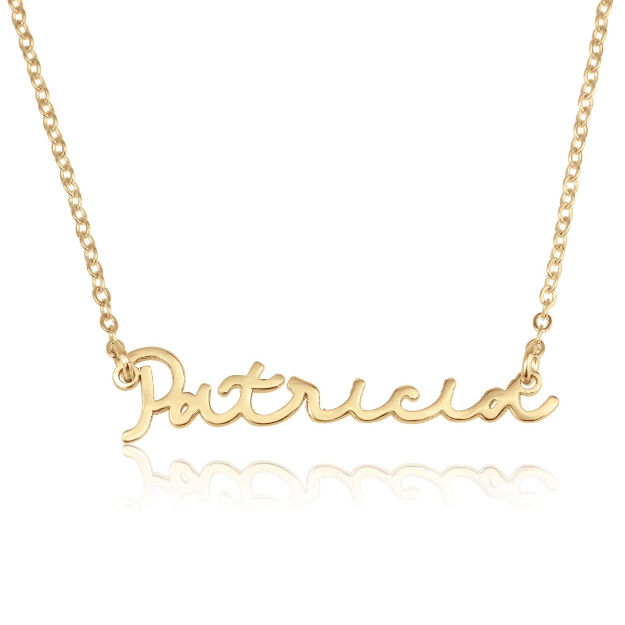 Cursive Name Necklace La Vie Bien Cursive Name Necklace