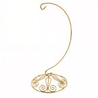 Curved Gold Wire Swirl Base Ornament Stand Display 8.75 Inches Ornament Stands La Vie Bien Curved Gold Wire Swirl Base Ornament Stand Display 8.75 Inches