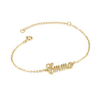 Custom Ankle Name Bracelet La Vie Bien Custom Ankle Name Bracelet