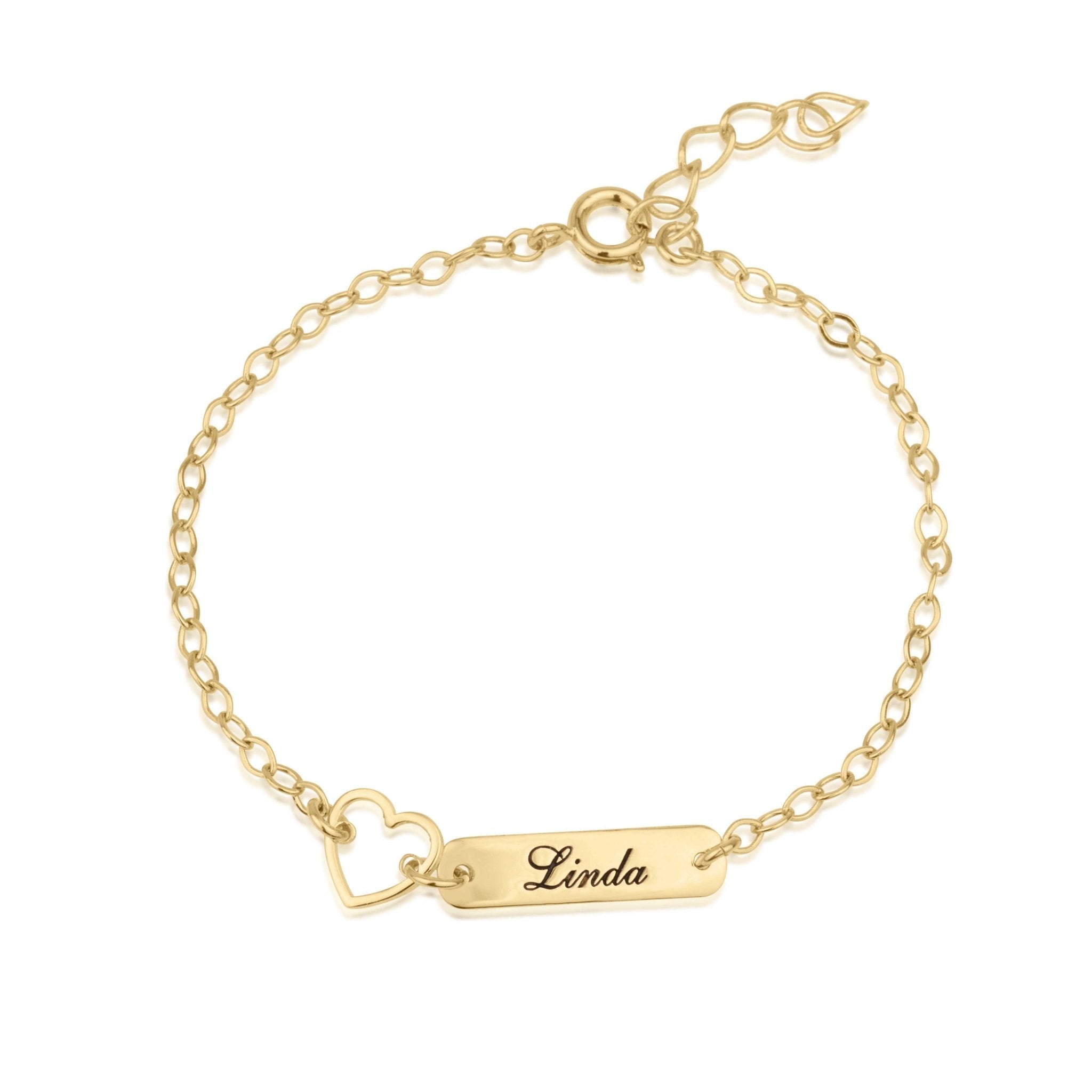 Custom Baby Girl Bar Name Bracelet La Vie Bien Custom Baby Girl Bar Name Bracelet