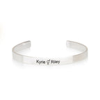 Custom Bigender Pride Names Cuff Bracelet La Vie Bien Custom Bigender Pride Names Cuff Bracelet