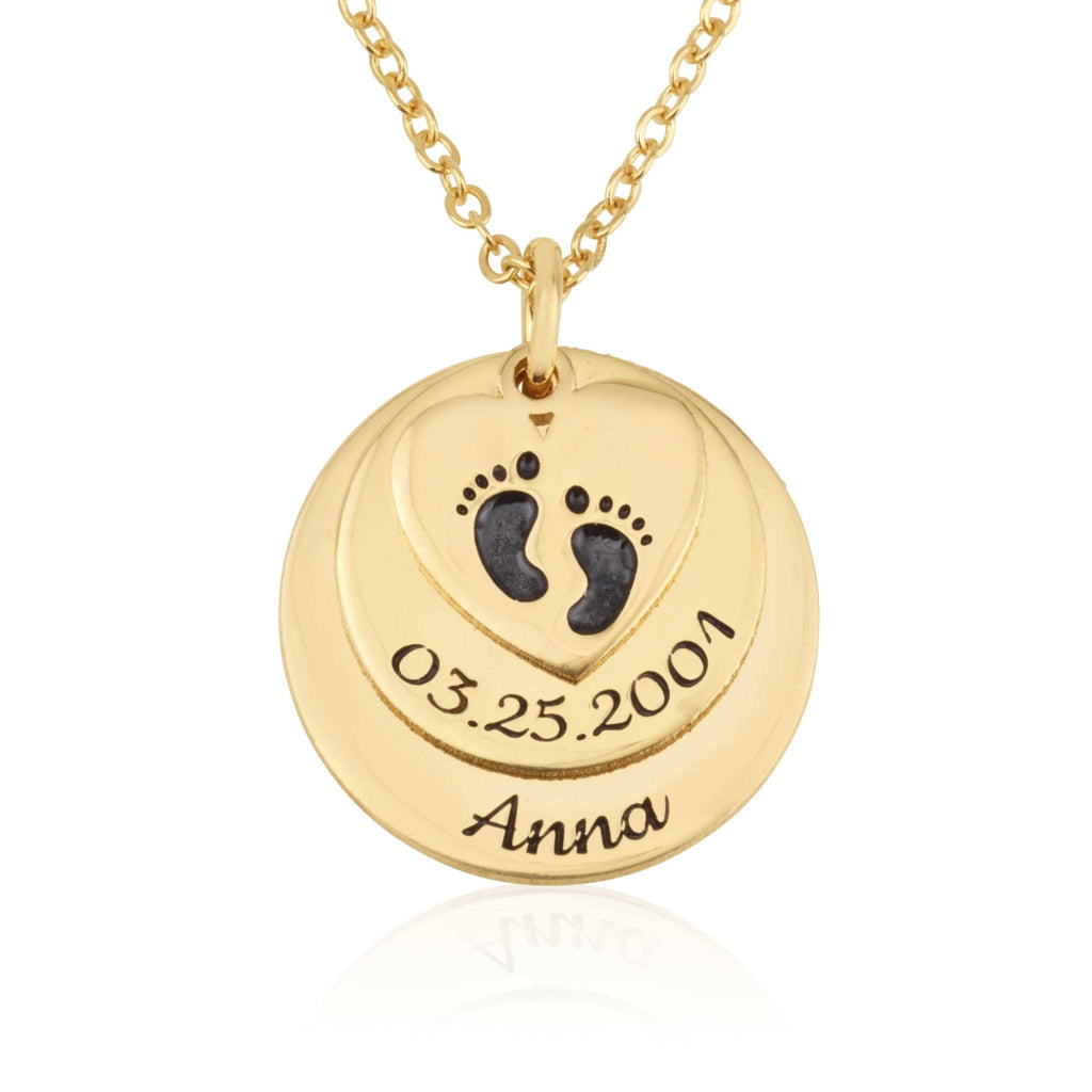Custom Birth Certificate Necklace La Vie Bien Custom Birth Certificate Necklace