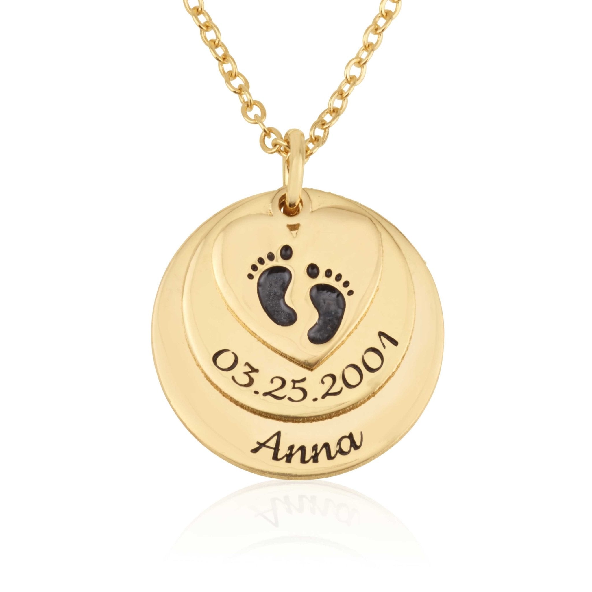 Custom Birth Certificate Necklace La Vie Bien Custom Birth Certificate Necklace
