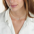 Custom Birth Year Full Pearls Necklace La Vie Bien Custom Birth Year Full Pearls Necklace