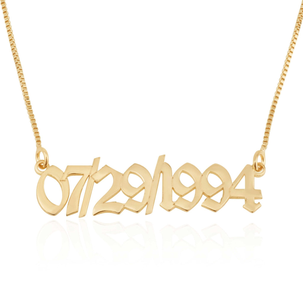 Custom Birth Year Necklace La Vie Bien Custom Birth Year Necklace