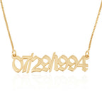 Custom Birth Year Necklace La Vie Bien Custom Birth Year Necklace