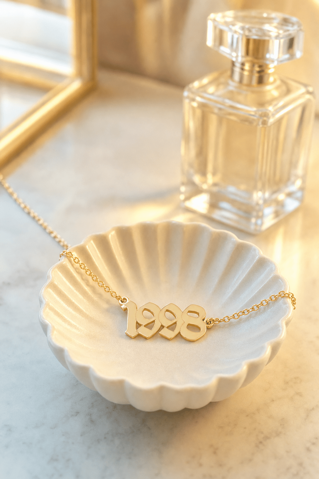 Custom Birth Year Necklace La Vie Bien Custom Birth Year Necklace
