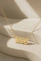 Custom Birth Year Necklace La Vie Bien Custom Birth Year Necklace