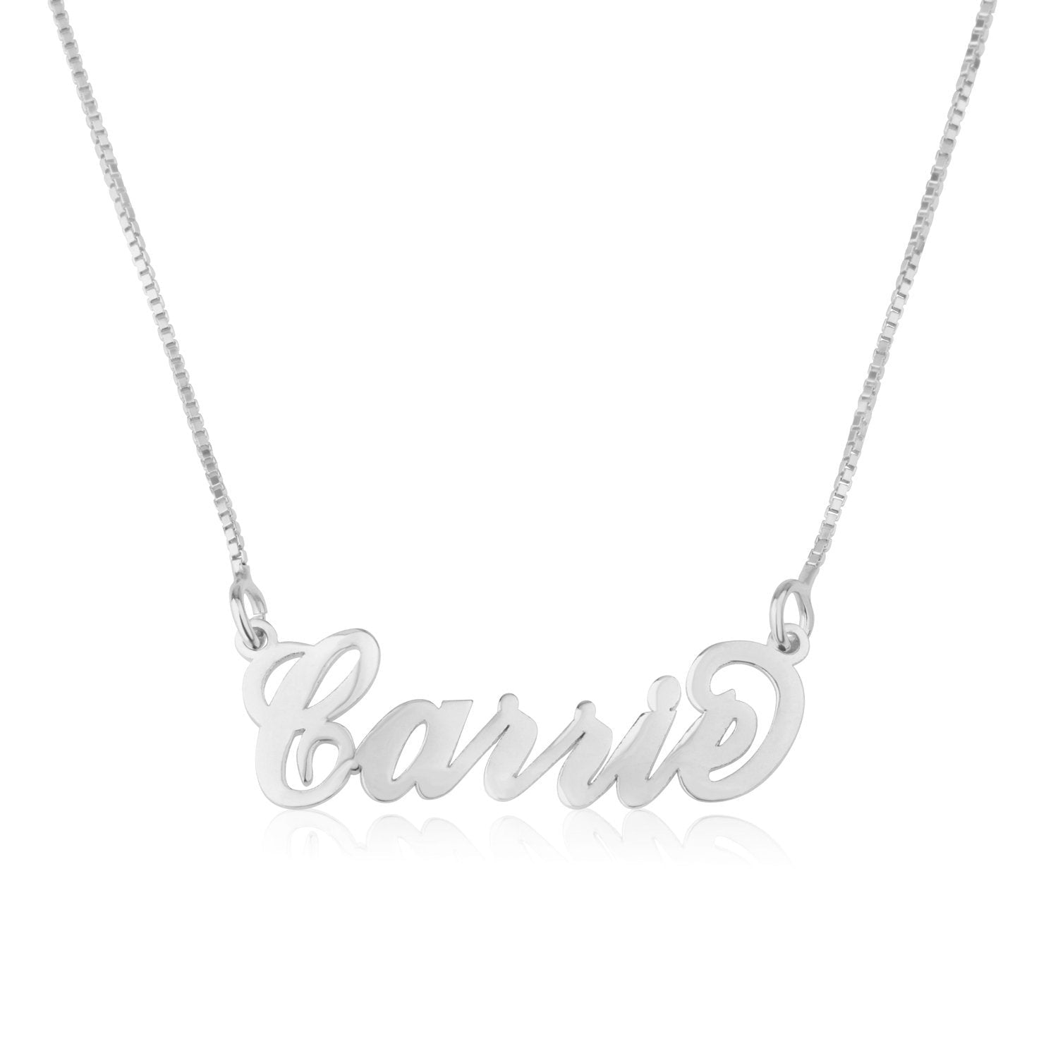 Custom Carrie Name Necklace La Vie Bien Custom Carrie Name Necklace