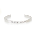 Custom Engraved Cuff Bracelet La Vie Bien Custom Engraved Cuff Bracelet