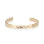 Custom Engraved Cuff Bracelet La Vie Bien Custom Engraved Cuff Bracelet