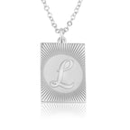 Custom Engraving Letter Necklace La Vie Bien Custom Engraving Letter Necklace