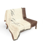 Custom family name and year Woven Blanket, personalized with your last name and year of choice, customized, personalized, cursive letters Home Decor La Vie Bien Custom family name and year Woven Blanket, personalized with your last name and year of choice, customized, personalized, cursive letters