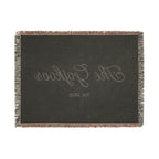 Custom family name and year Woven Blanket, personalized with your last name and year of choice, customized, personalized, cursive letters Home Decor La Vie Bien Custom family name and year Woven Blanket, personalized with your last name and year of choice, customized, personalized, cursive letters