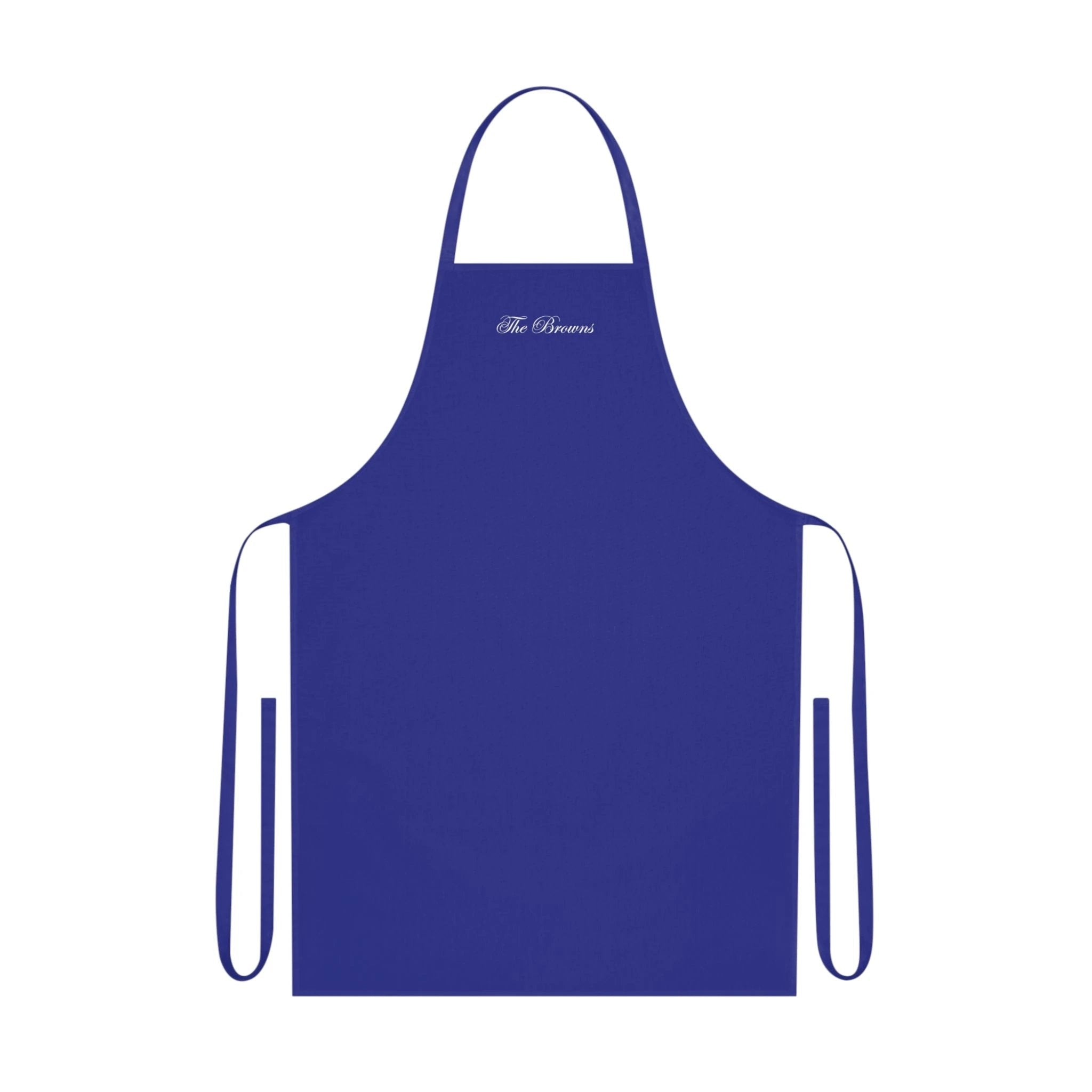 Custom family name cotton apron by Printify