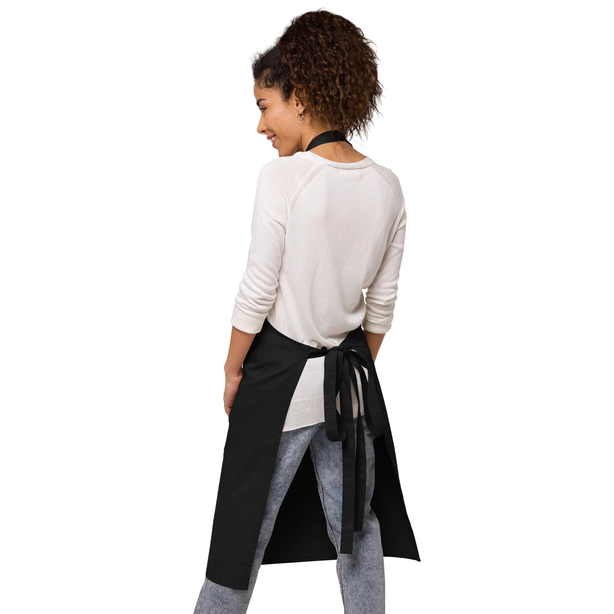 Custom family name Organic cotton apron by La Vie Bien