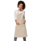 Custom family name Organic cotton apron by La Vie Bien