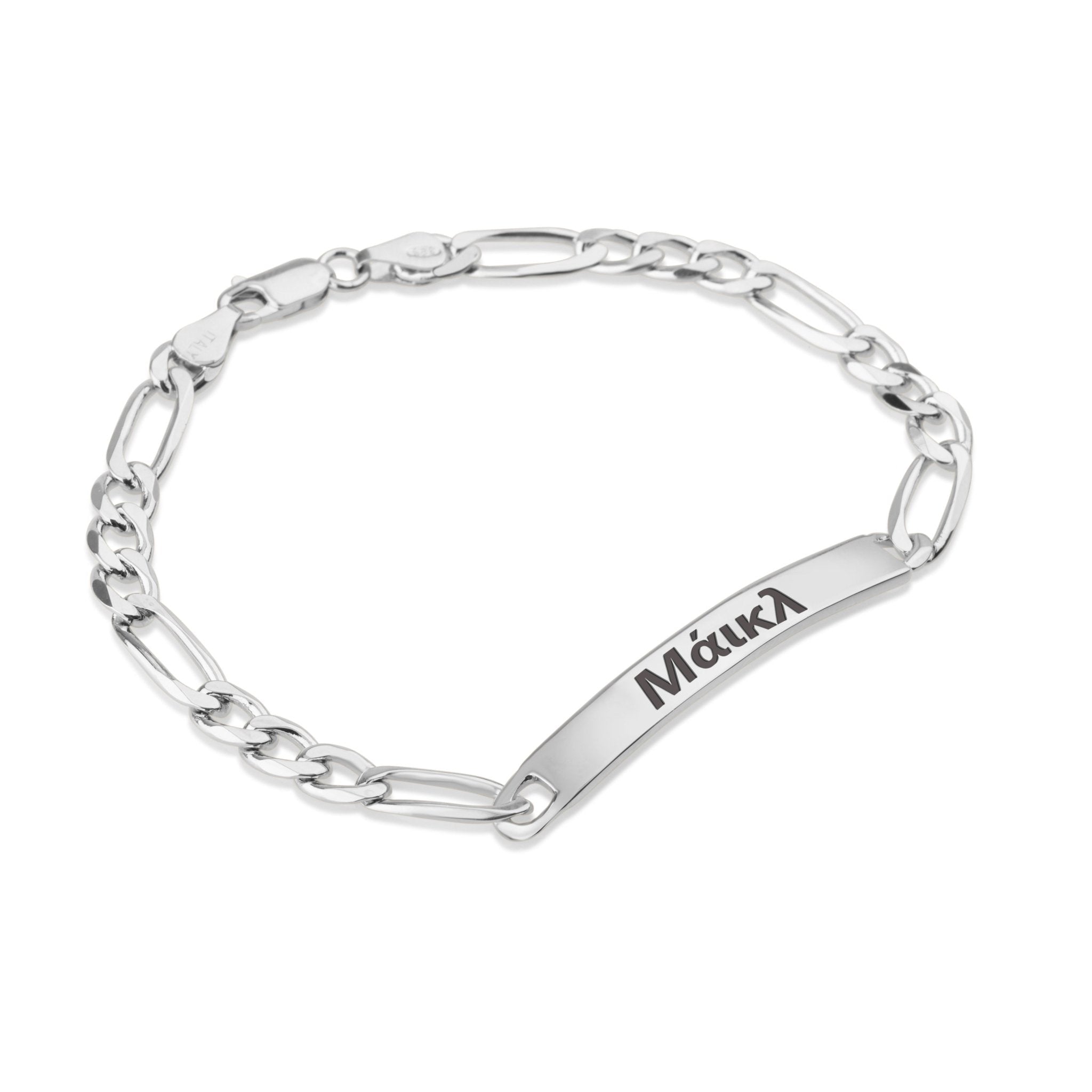 Custom Greek Men's Name Bracelet La Vie Bien Custom Greek Men's Name Bracelet