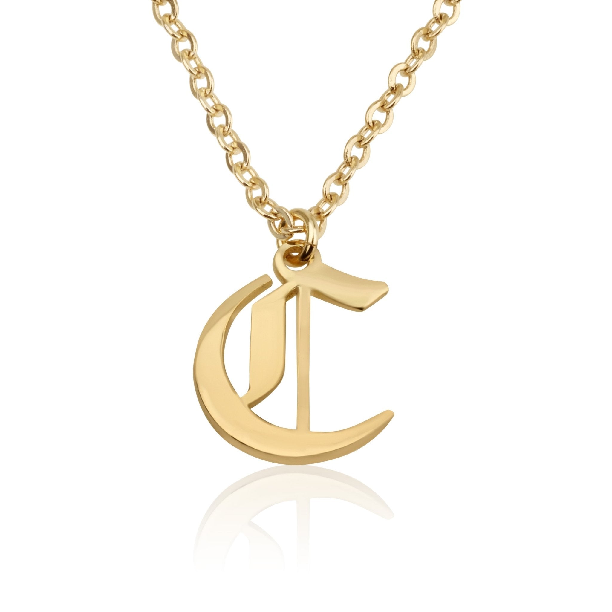 Custom Initial Necklace La Vie Bien Custom Initial Necklace