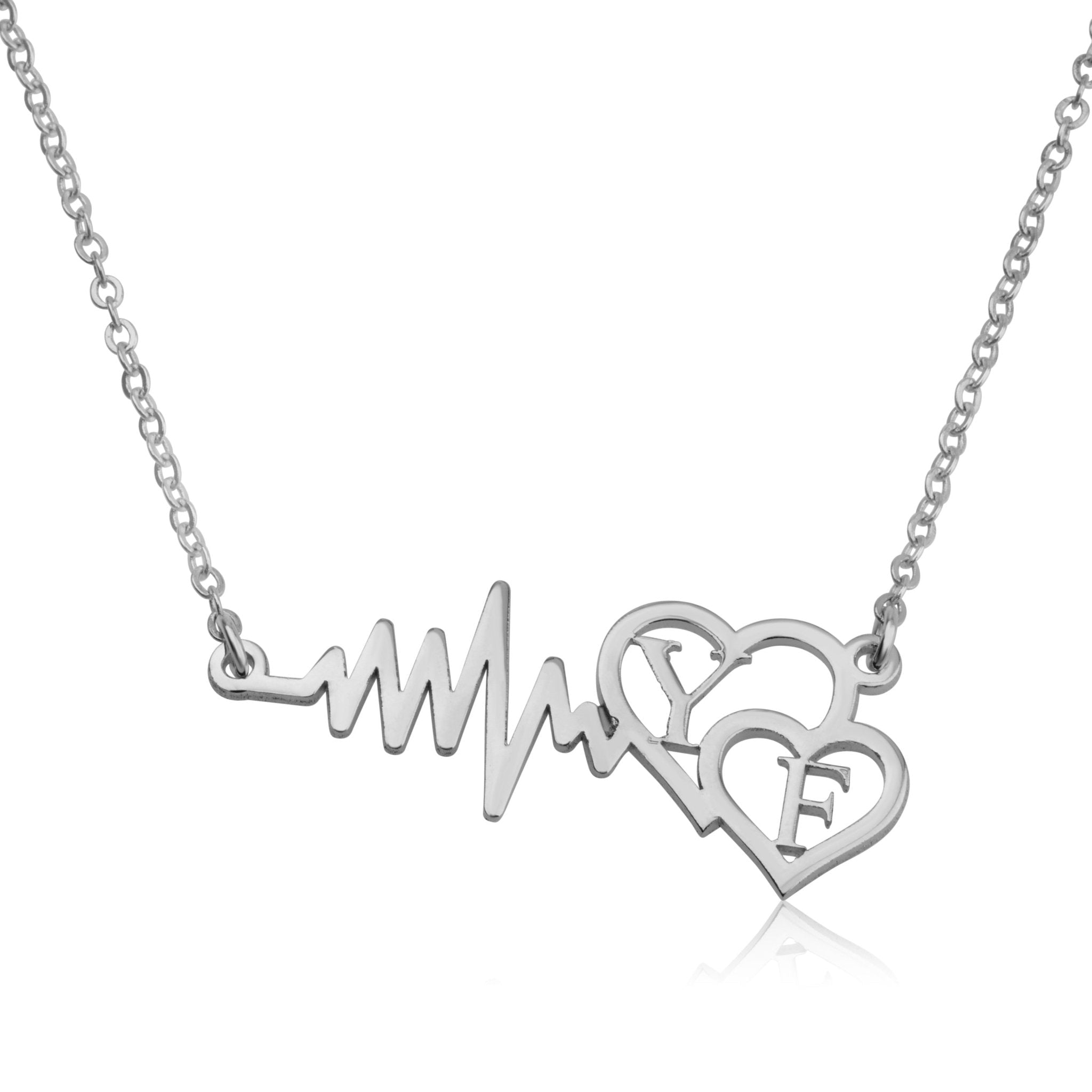 Custom Initials Necklace La Vie Bien Custom Initials Necklace
