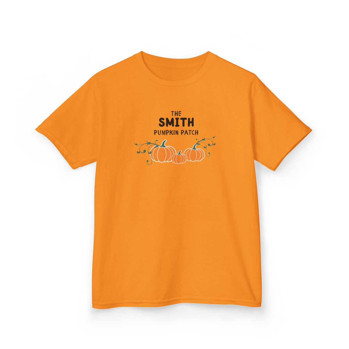 Custom Kids Family name Pumpkin Patch Tee, Personalized Fall Shirt for Family photos Kids clothes La Vie Bien Custom Kids Family name Pumpkin Patch Tee, Personalized Fall Shirt for Family photos
