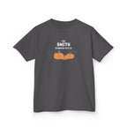 Custom Kids Family name Pumpkin Patch Tee, Personalized Fall Shirt for Family photos Kids clothes La Vie Bien Custom Kids Family name Pumpkin Patch Tee, Personalized Fall Shirt for Family photos