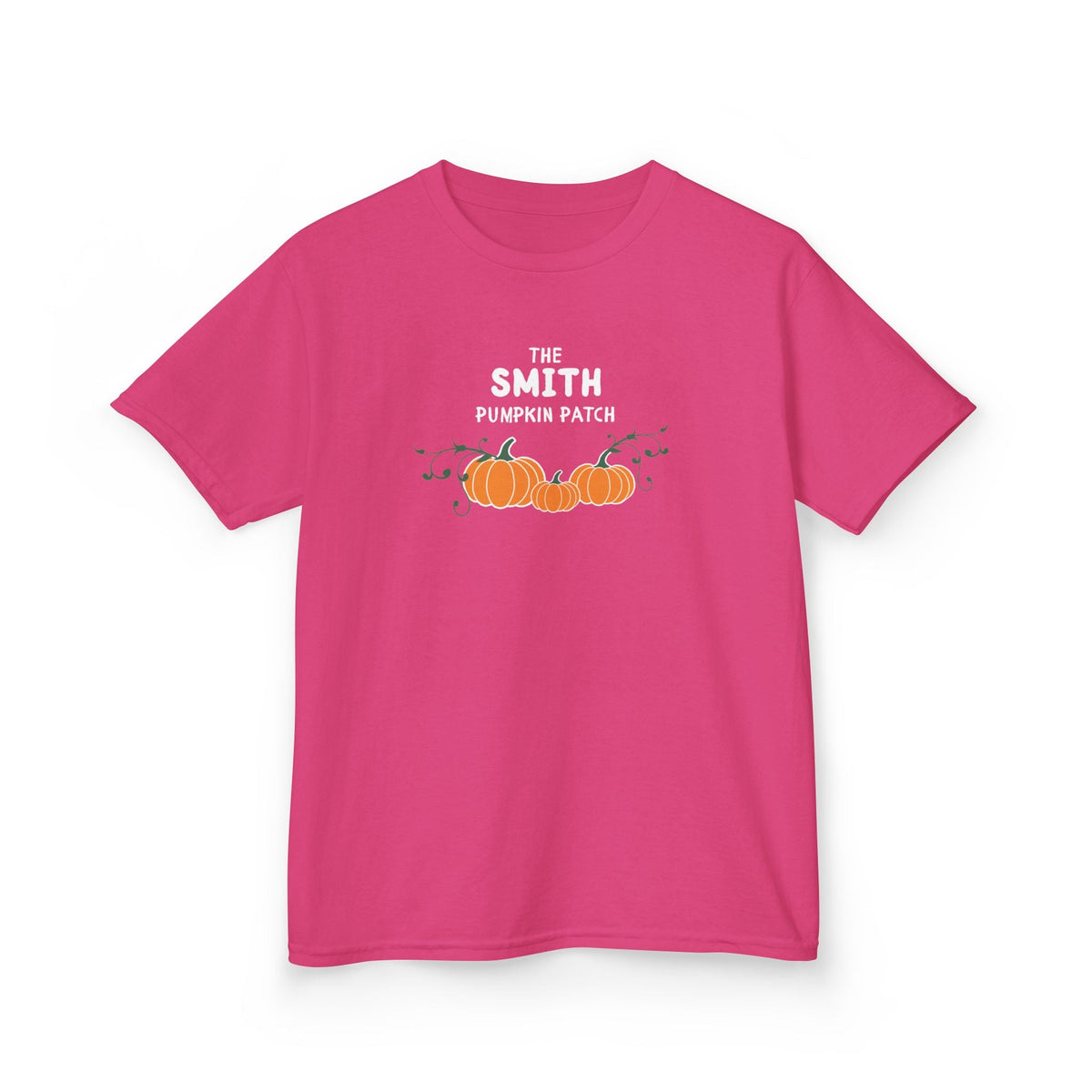 Custom Kids Family name Pumpkin Patch Tee, Personalized Fall Shirt for Family photos Kids clothes La Vie Bien Custom Kids Family name Pumpkin Patch Tee, Personalized Fall Shirt for Family photos