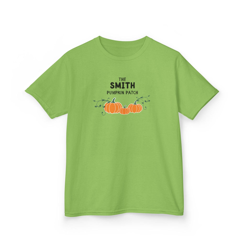 Custom Kids Family name Pumpkin Patch Tee, Personalized Fall Shirt for Family photos Kids clothes La Vie Bien Custom Kids Family name Pumpkin Patch Tee, Personalized Fall Shirt for Family photos