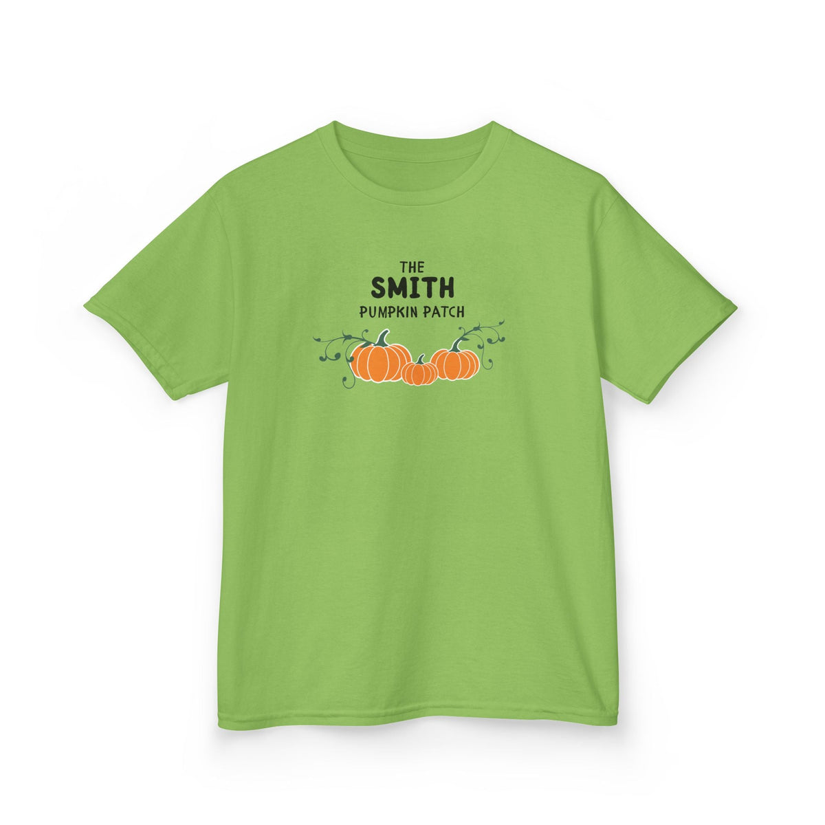 Custom Kids Family name Pumpkin Patch Tee, Personalized Fall Shirt for Family photos Kids clothes La Vie Bien Custom Kids Family name Pumpkin Patch Tee, Personalized Fall Shirt for Family photos