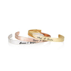 Custom Lesbian Pride Names Cuff Bracelet La Vie Bien Custom Lesbian Pride Names Cuff Bracelet