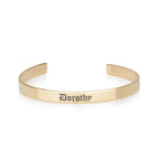 Custom Name Cuff Bracelet La Vie Bien Custom Name Cuff Bracelet