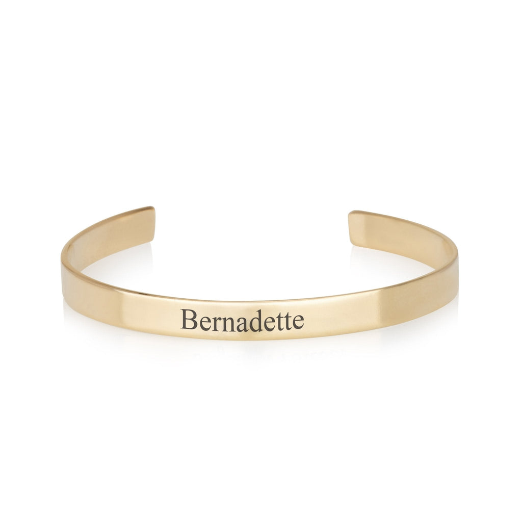 Custom Name Cuff Bracelet La Vie Bien Custom Name Cuff Bracelet