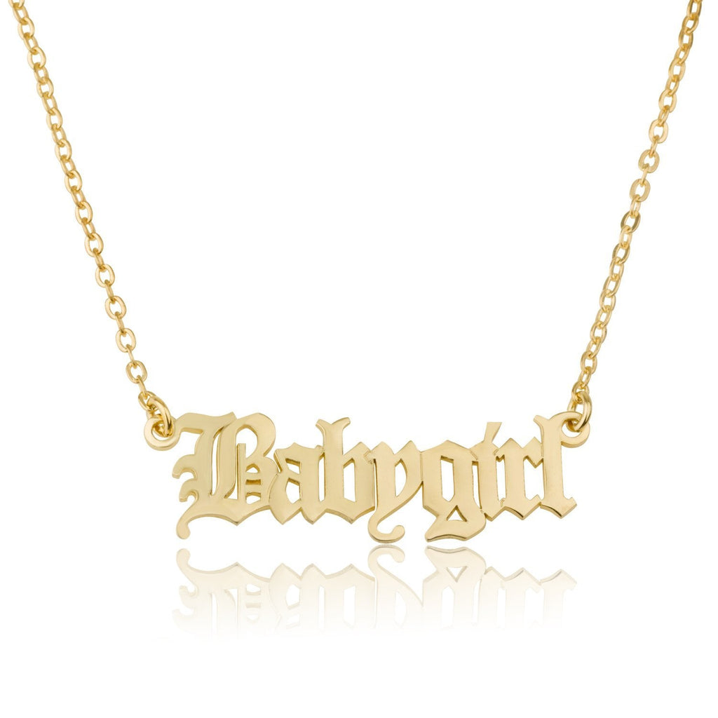 Custom Name Necklace La Vie Bien Custom Name Necklace
