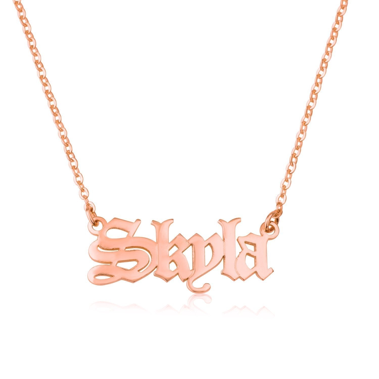 Custom Name Necklace La Vie Bien Custom Name Necklace