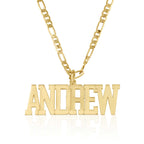 Custom Name Necklace For Men Figaro Chain La Vie Bien Custom Name Necklace For Men Figaro Chain