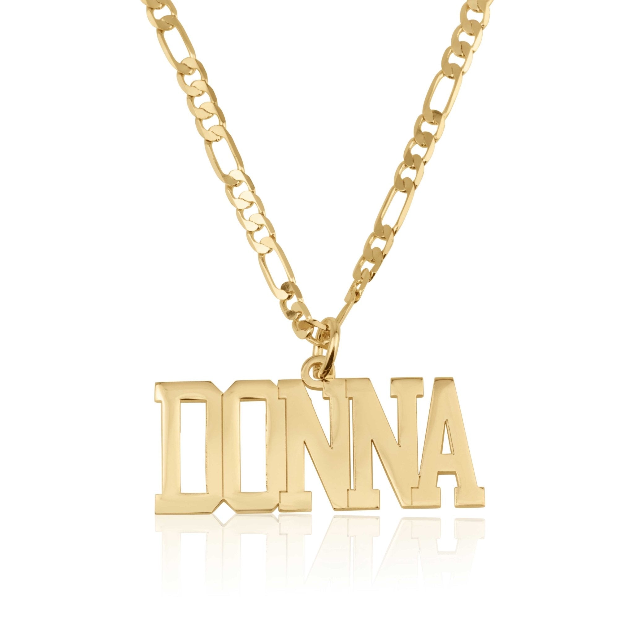 Custom Name Necklace For Men Figaro Chain La Vie Bien Custom Name Necklace For Men Figaro Chain