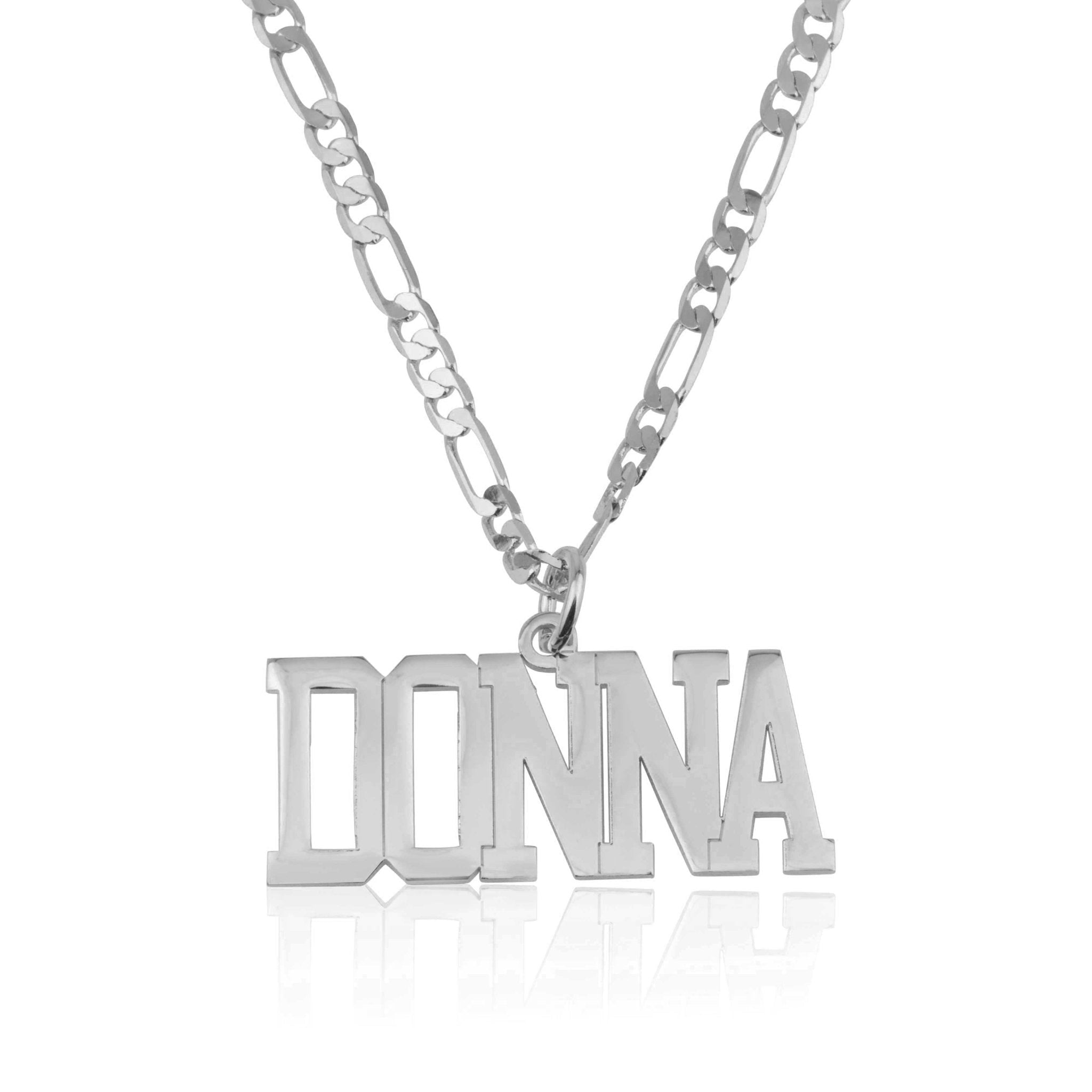 Custom Name Necklace For Men Figaro Chain La Vie Bien Custom Name Necklace For Men Figaro Chain