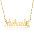 Custom Name Necklace With Aquarius Zodiac Sign La Vie Bien Custom Name Necklace With Aquarius Zodiac Sign