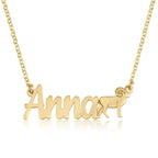 Custom Name Necklace With Aries Zodiac Sign La Vie Bien Custom Name Necklace With Aries Zodiac Sign