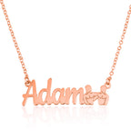 Custom Name Necklace With Gemini Zodiac Sign