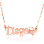 Custom Name Necklace With Scorpio Zodiac Sign