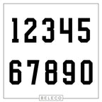Custom Sports Number Necklace With Figaro Chain La Vie Bien Custom Sports Number Necklace With Figaro Chain