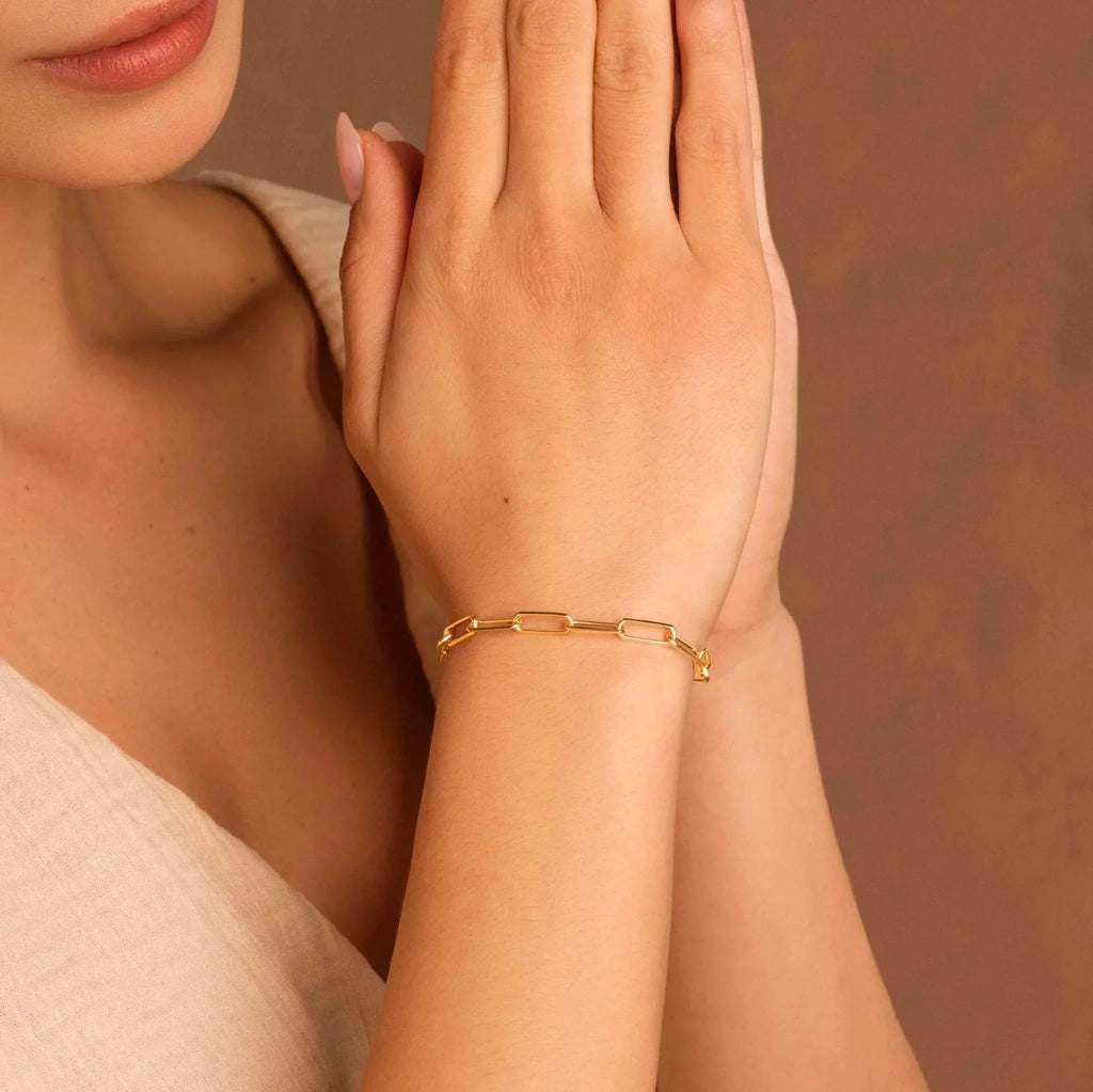 Blissful Connection - Gold Bracelet by Karma and Luck