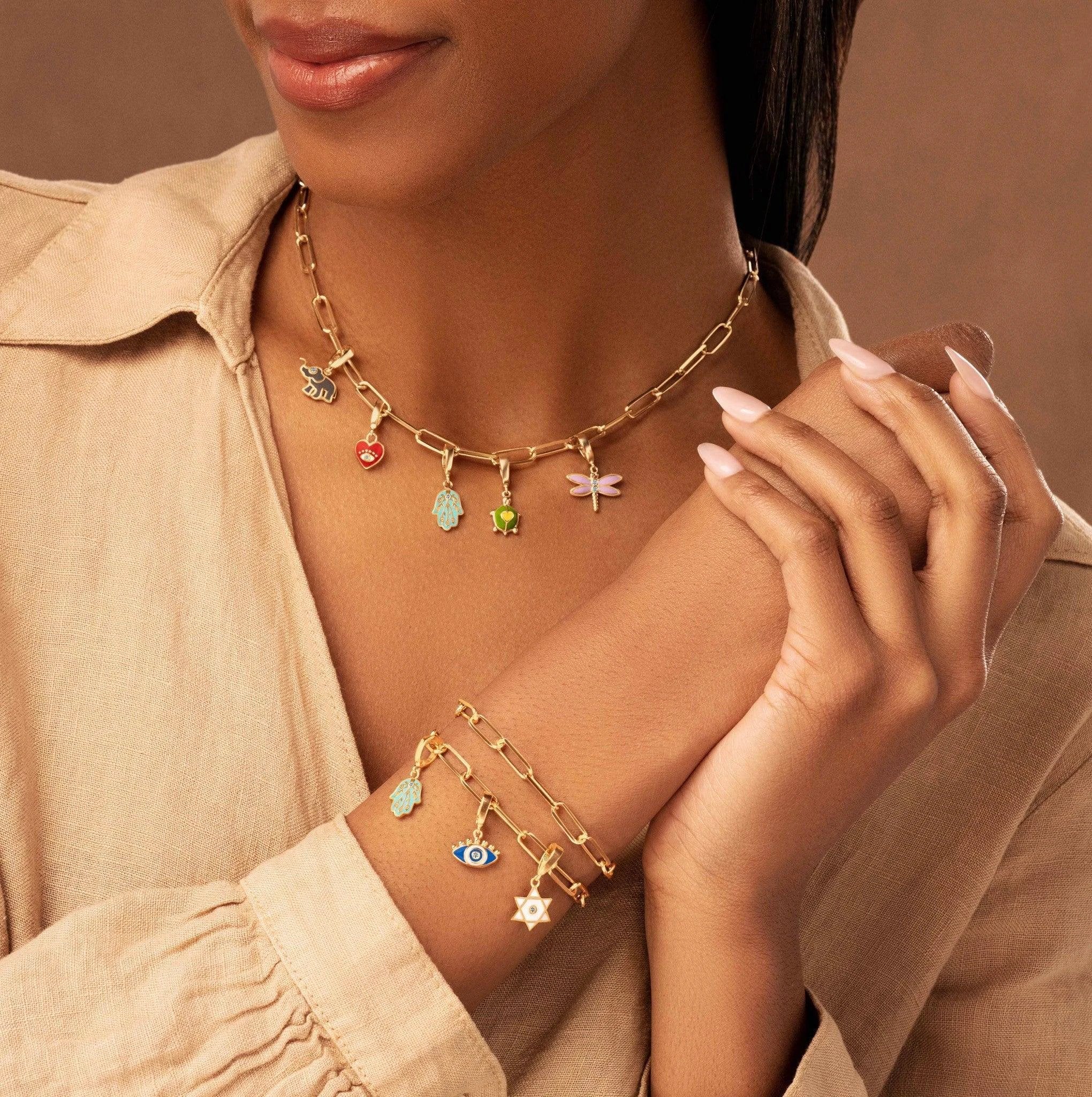 Blissful Connection - Gold Bracelet by Karma and Luck