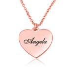 Customizable Heart Necklace