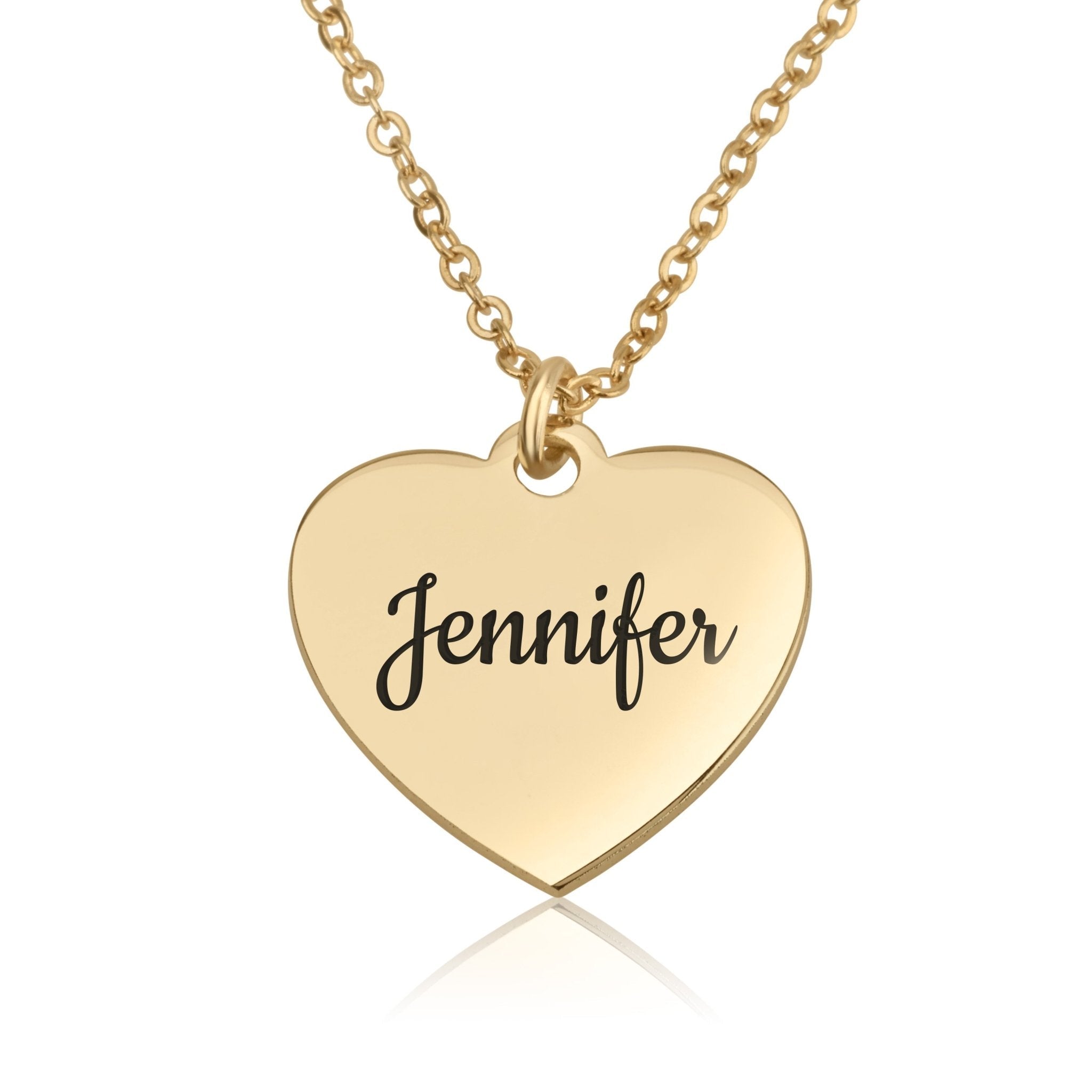 Customizable Heart Necklace La Vie Bien Customizable Heart Necklace