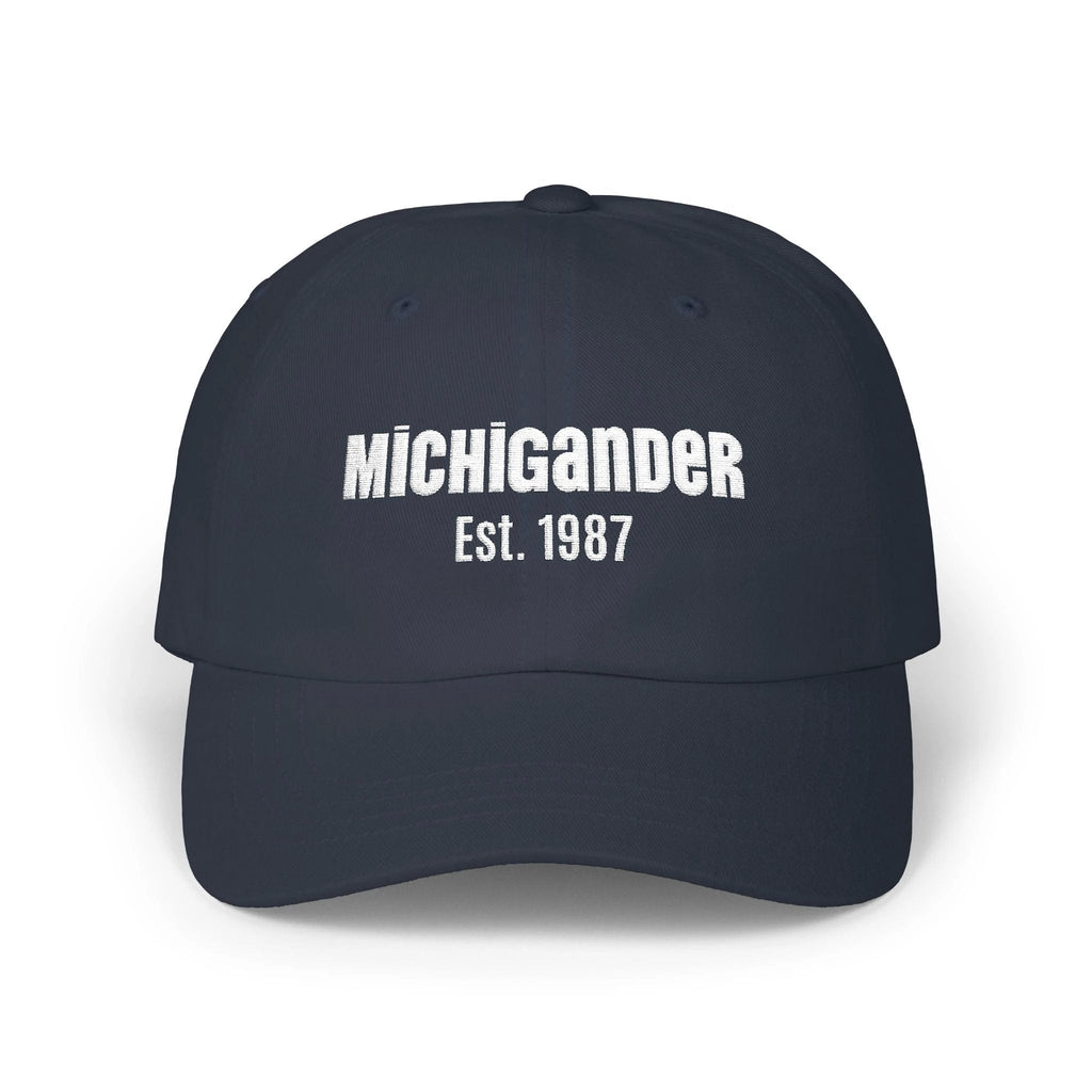 Customizable Michigander Est. 1987 Dad Cap, embroidered by Printify