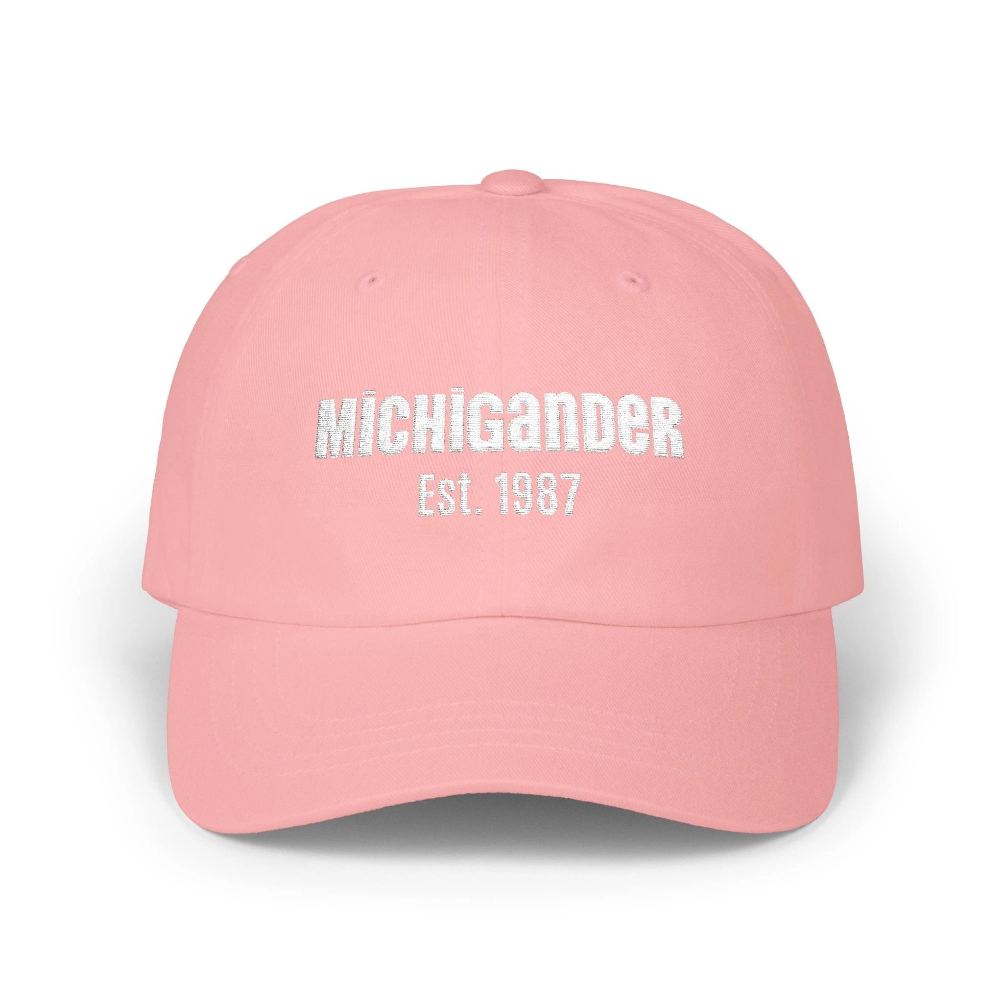 Customizable Michigander Est. 1987 Dad Cap, embroidered by Printify