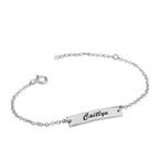 Customize Baby Bar Name Bracelet La Vie Bien Customize Baby Bar Name Bracelet
