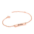 Customize Baby Bar Name Bracelet La Vie Bien Customize Baby Bar Name Bracelet